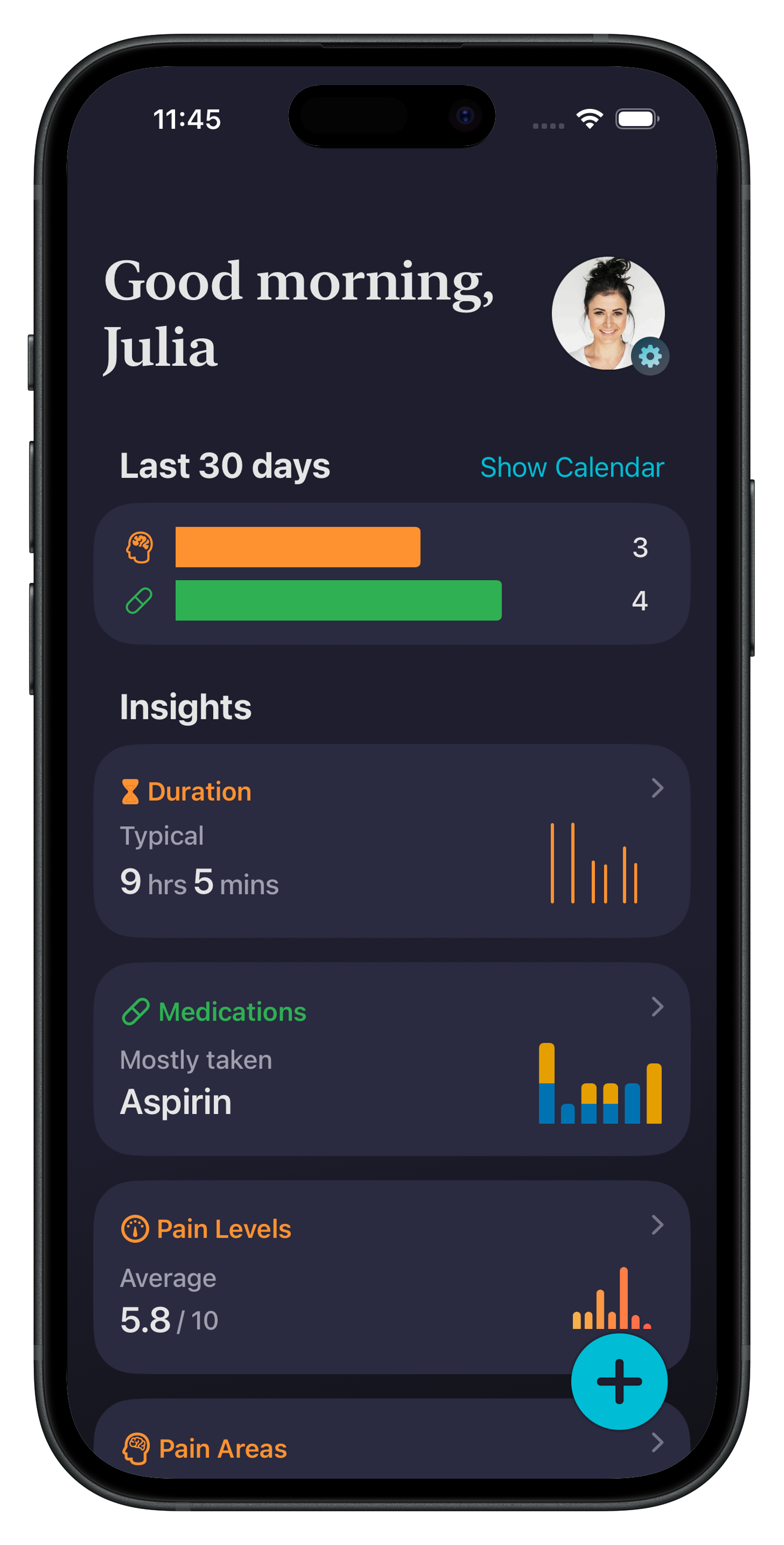 The migraine tracker you'll actually use